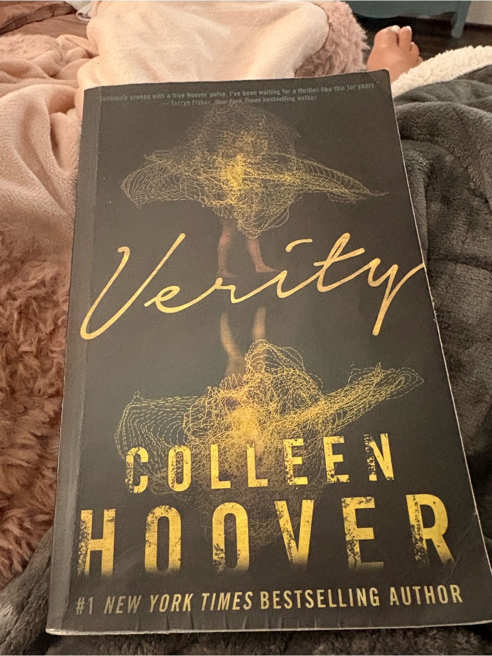 'Verity' Paperback Book - Black and Gold